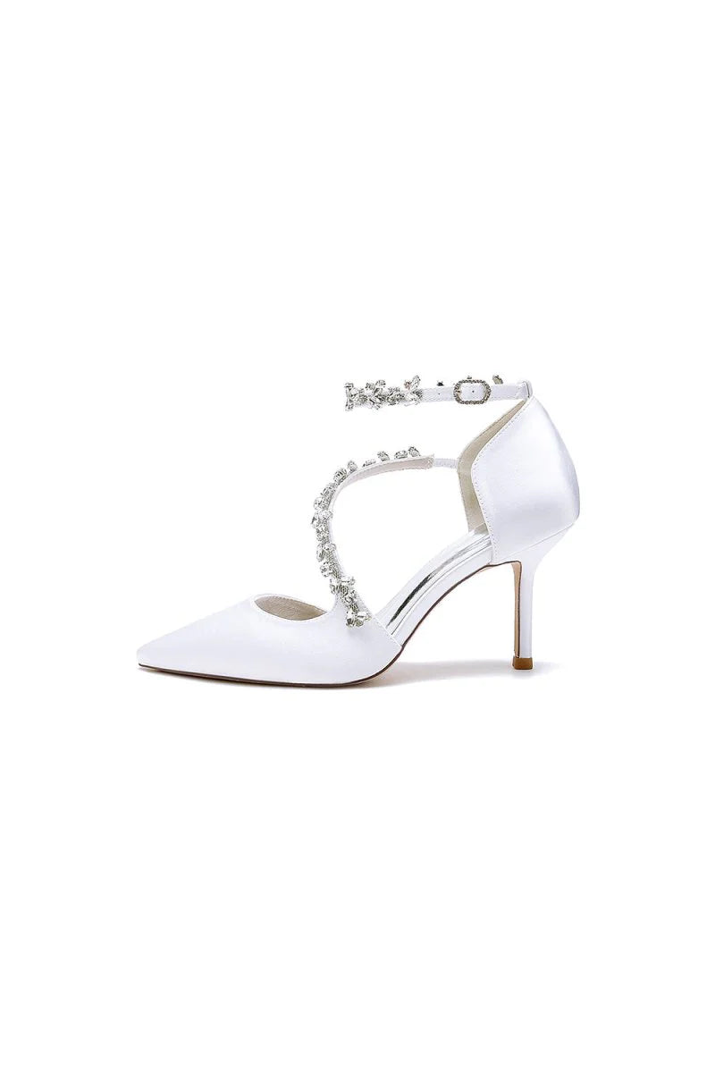 Pointed Toe Slingback Strap High Heel