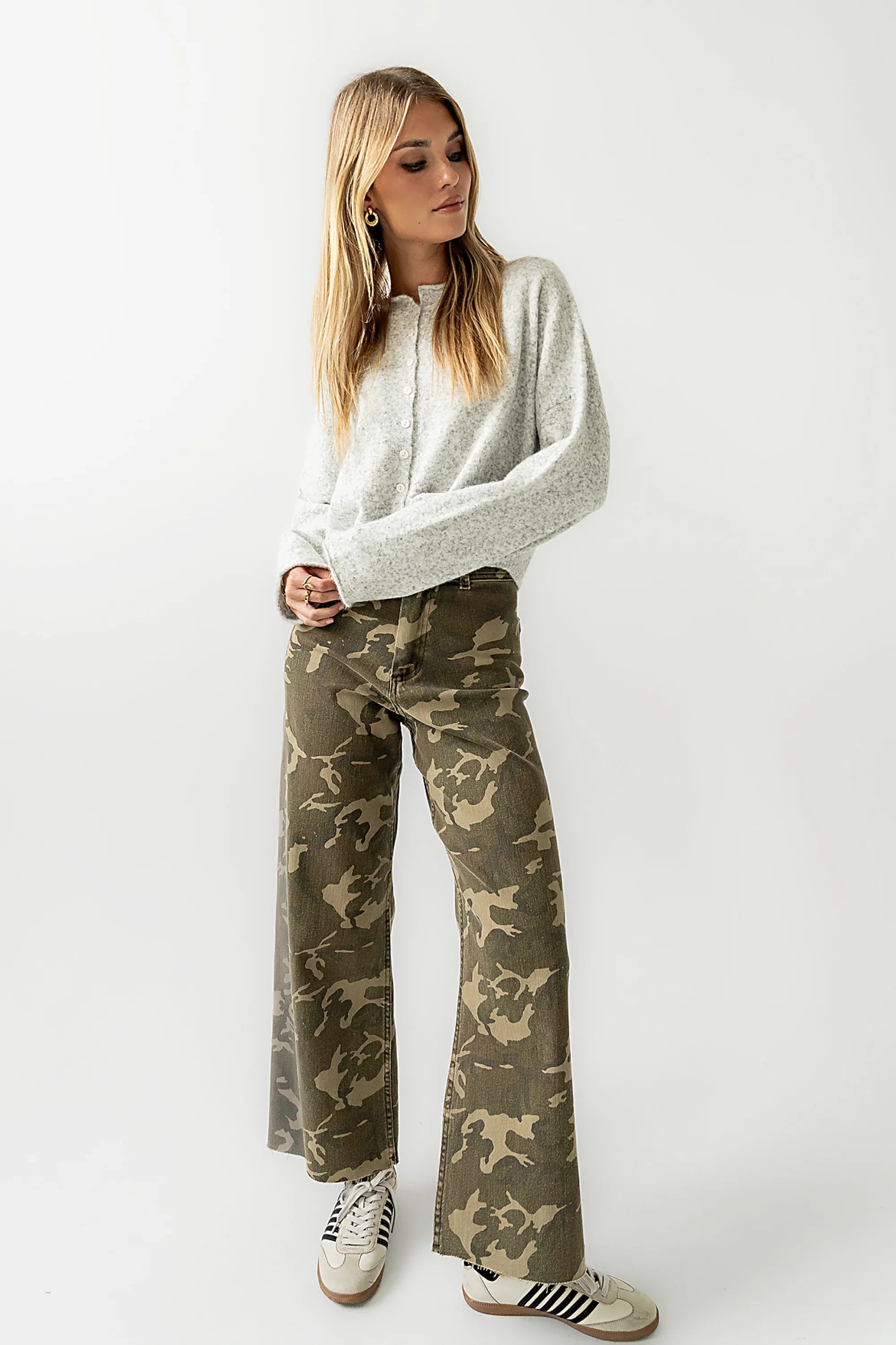 Atlas Camo Wide Leg Jeans FINAL SALE