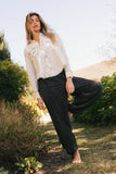 Avery Crinkle Joggers in Black FINAL SALE