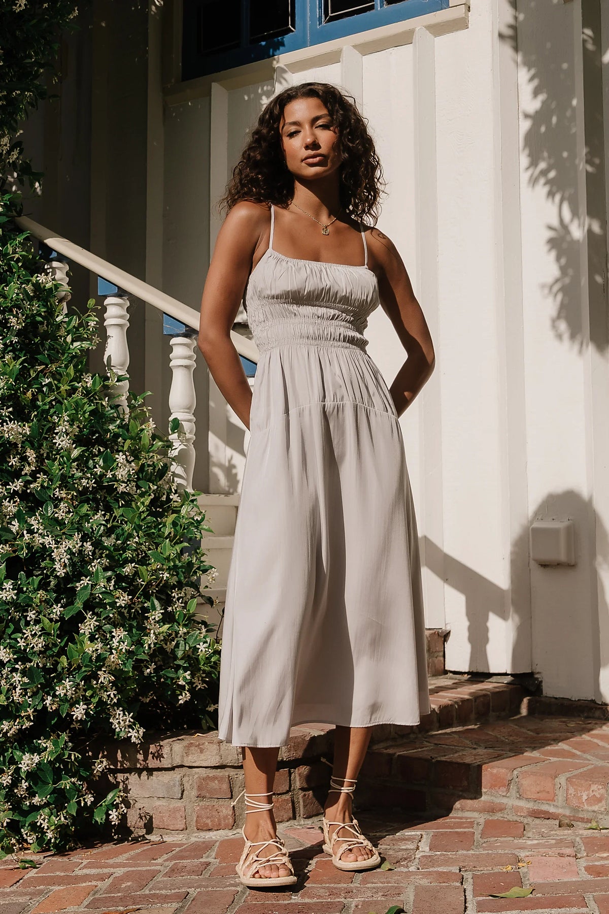Mariella Smocked Maxi Dress