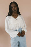 Frankie Sheer Peplum Blouse FINAL SALE