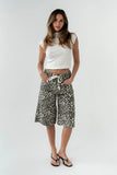 Briggs Leopard Barrel Jorts