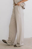 Eslyn Baggy Pants in Taupe FINAL SALE