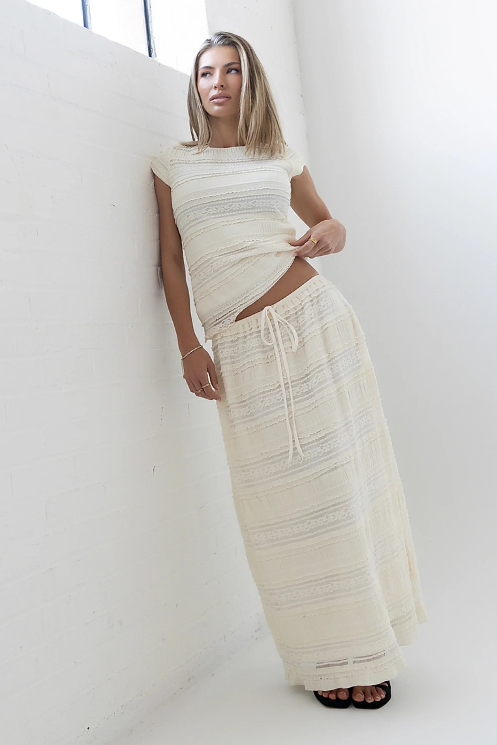 Markus Lace Maxi Skirt