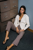 Minnie Knit Cardigan in Cream FINAL SALE