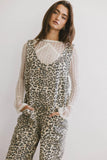 Ziggy Leopard Overalls FINAL SALE