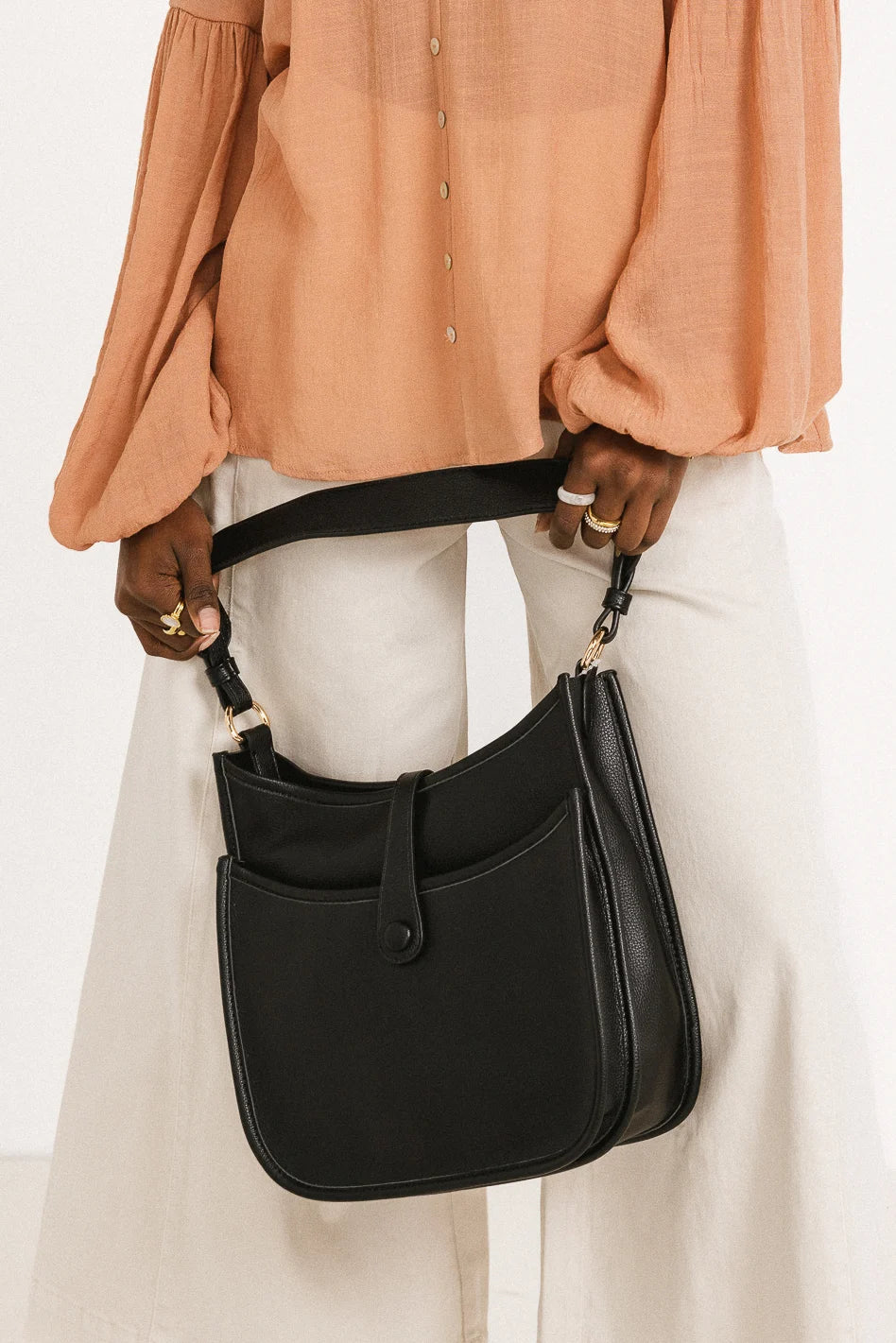 Quincy Crossbody Bag in Black FINAL SALE