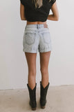 Vinnie Crossover Denim Shorts FINAL SALE