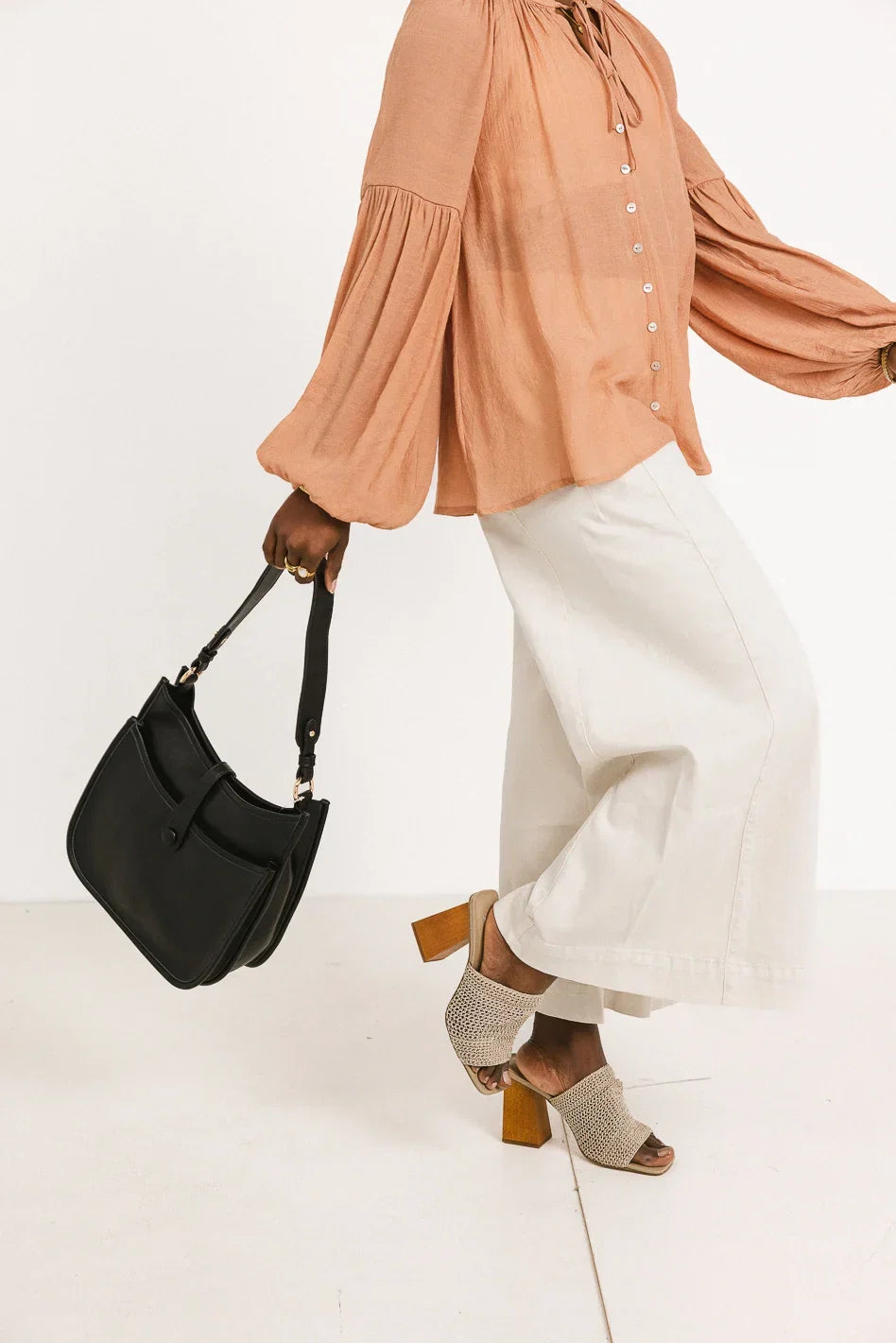 Quincy Crossbody Bag in Black FINAL SALE