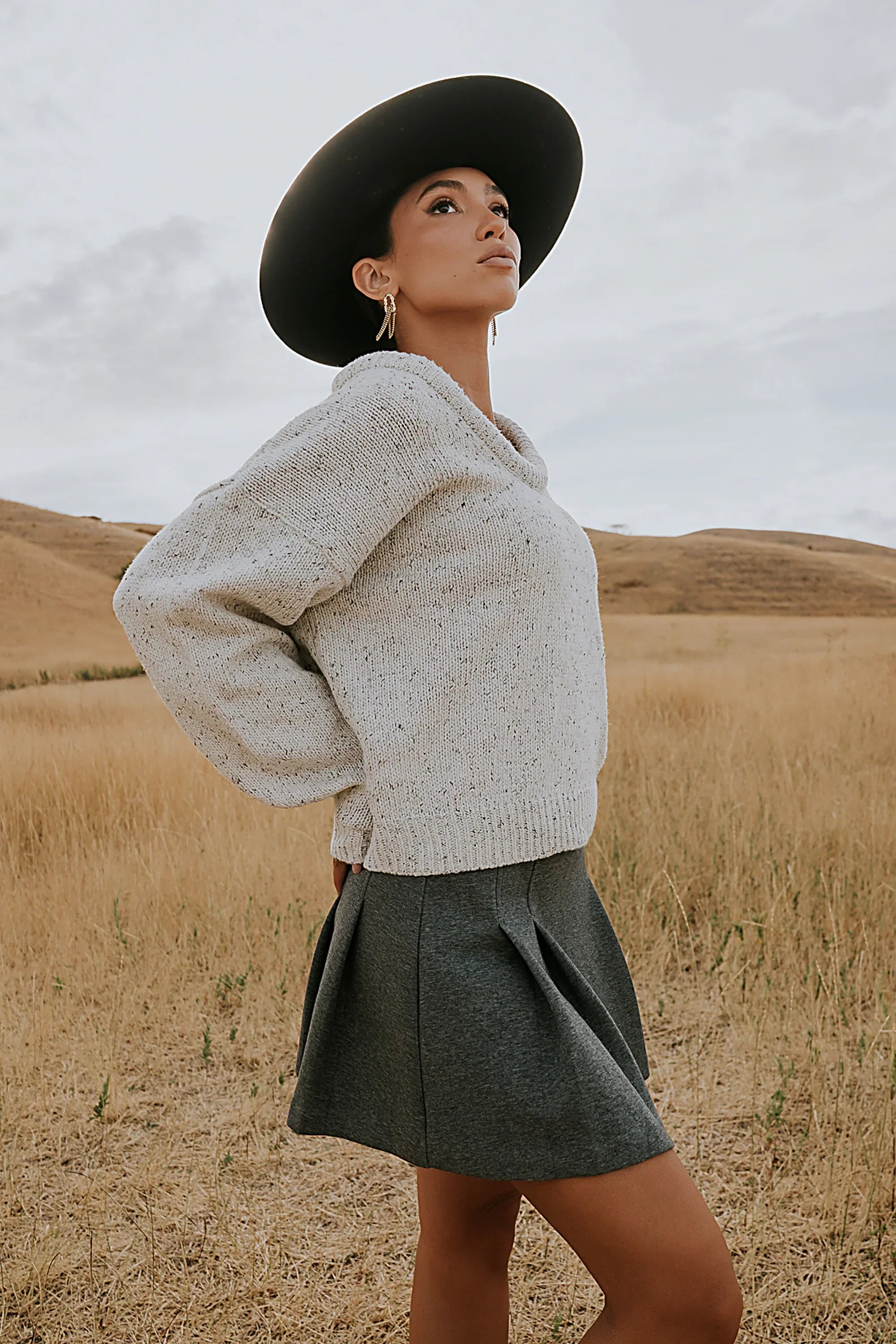 Fern Relaxed Sweater in Ivory