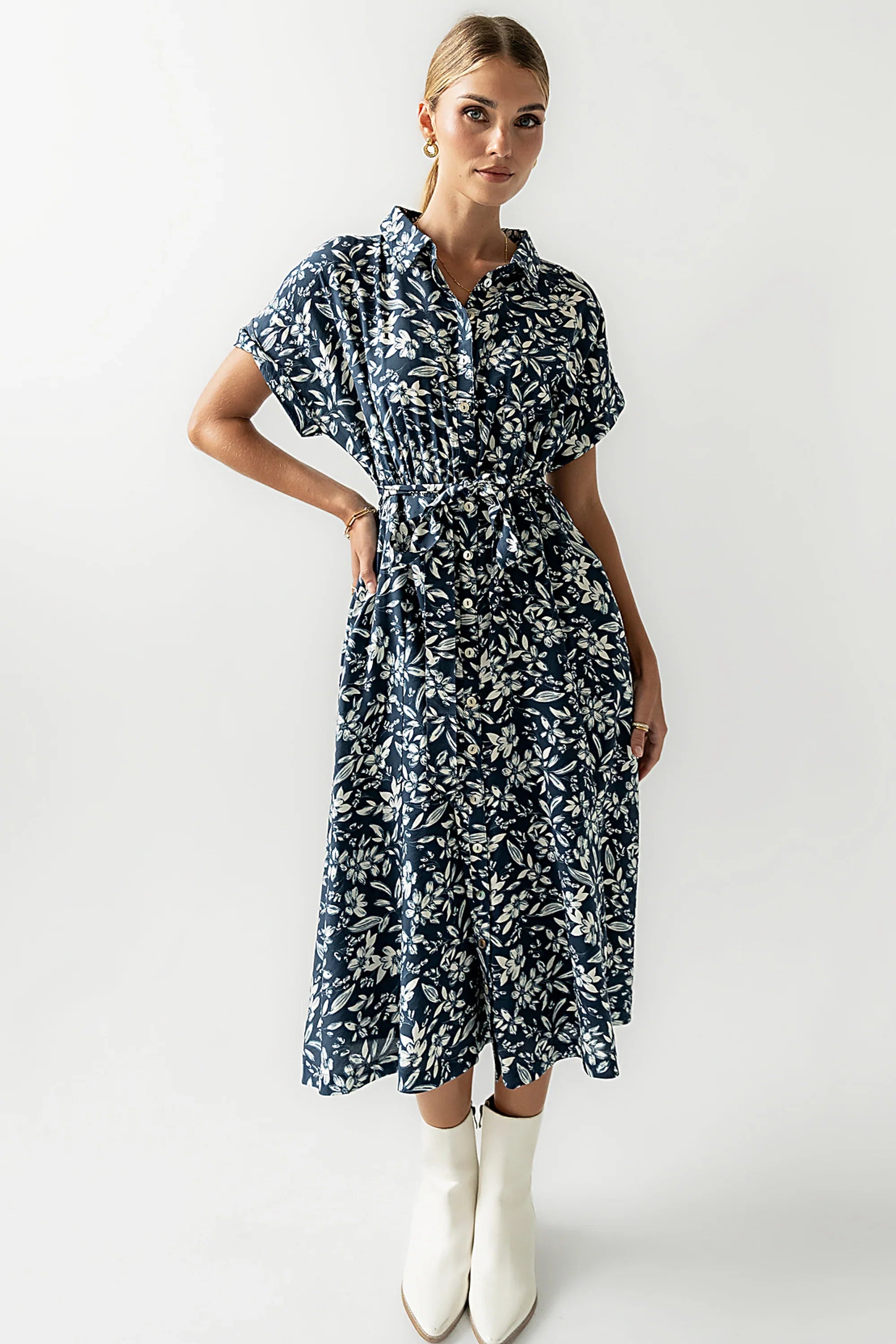 Zeke Floral Midi Dress