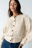 Sophie Knit Cardigan in Beige FINAL SALE