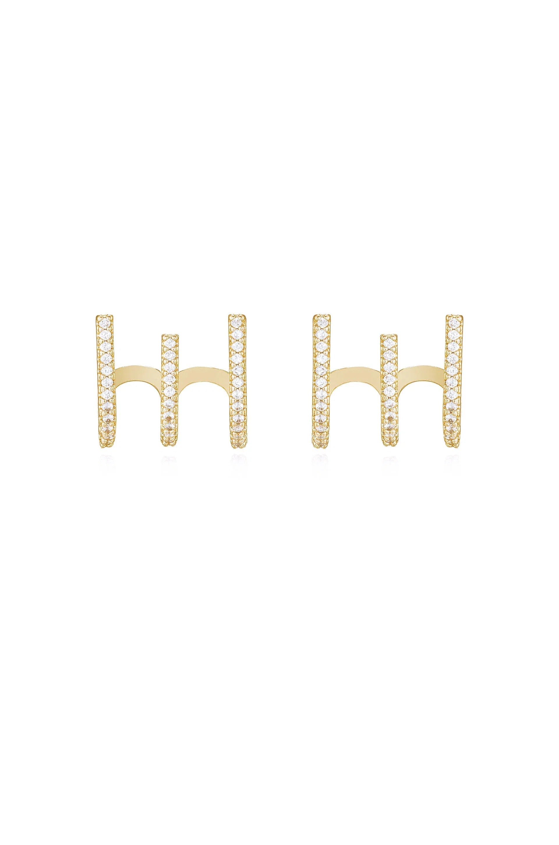 Sparkle Triple Illusion Ear Wrap