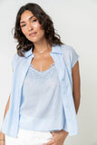 Hank Twofer Top in Light Blue