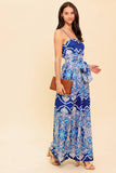 SELAH PRINTED JUMPSUIT NAVY