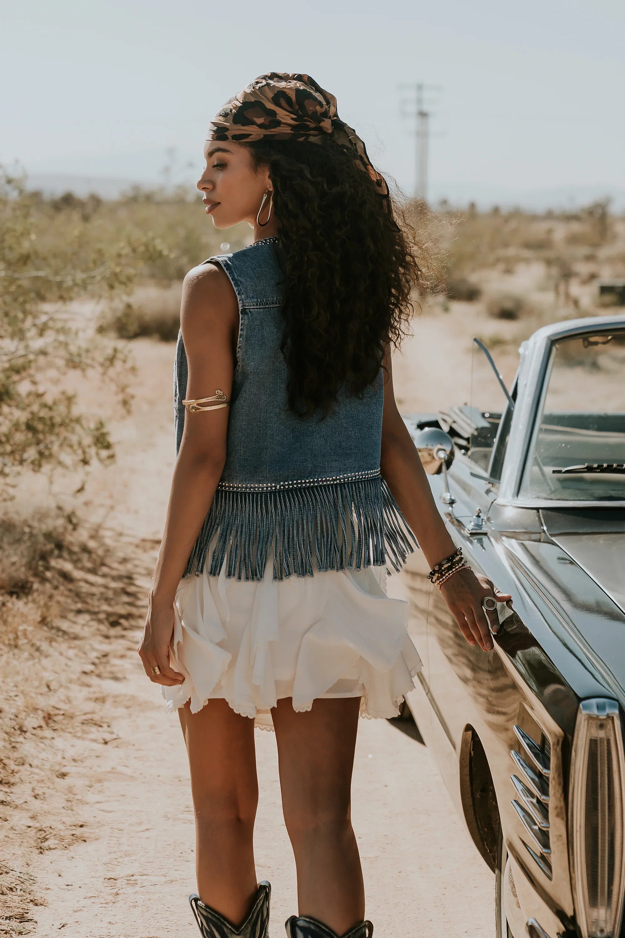 Taysha Denim Vest