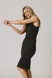 Daphne Midi Dress in Black FINAL SALE