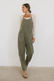 Bram Overalls in Olive FINAL SALE