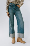 Fenna Cuffed Wide Leg Jeans