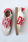 Kelly Retro Sneakers in Red White FINAL SALE