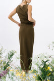 Opal Textured Skirt in Brown