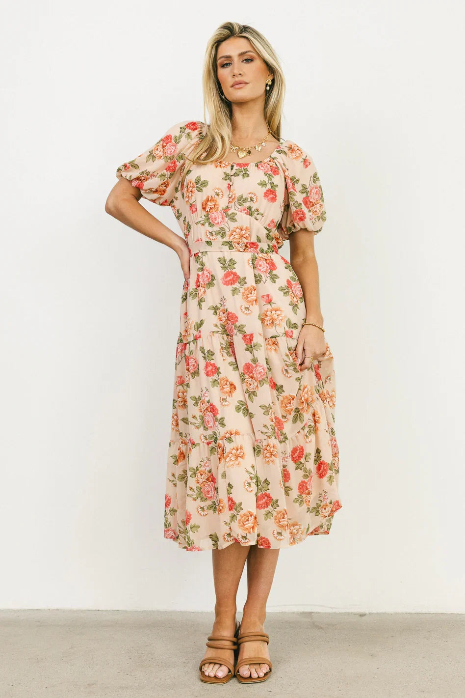 Patricia Floral Midi Dress FINAL SALE