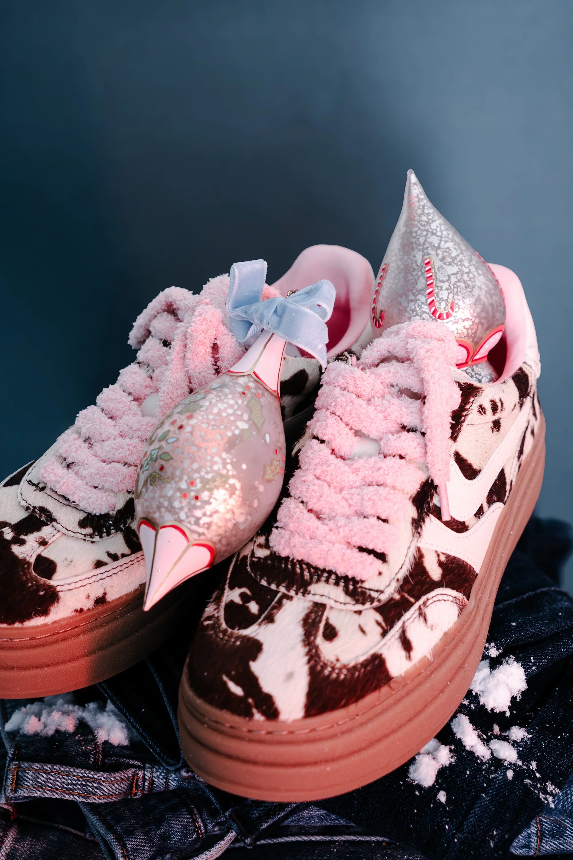 Steve Madden Dodge Sneaker in Cow Print FINAL SALE