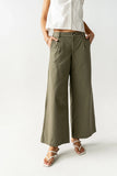 Jannah Wide Leg Pants in Olive