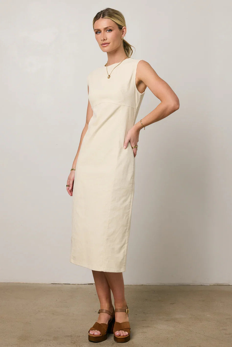 Olivia Corduroy Midi Dress FINAL SALE