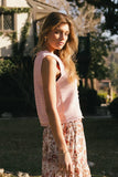 Annie Knit Vest in Blush FINAL SALE