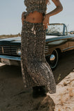 Aailyah Smocked Maxi Skirt