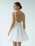 Elegant A Line Sweetheart Wedding Dress With Lace