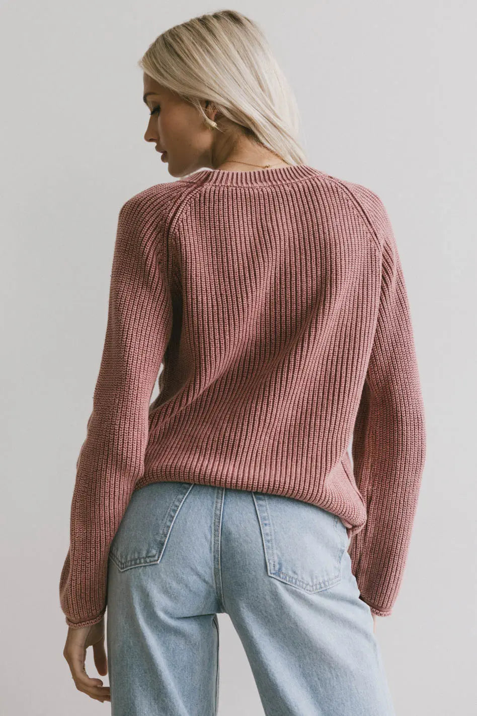 Aveline Knit Sweater in Red FINAL SALE
