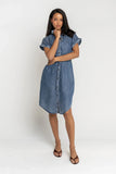 Sherry Denim Midi Dress