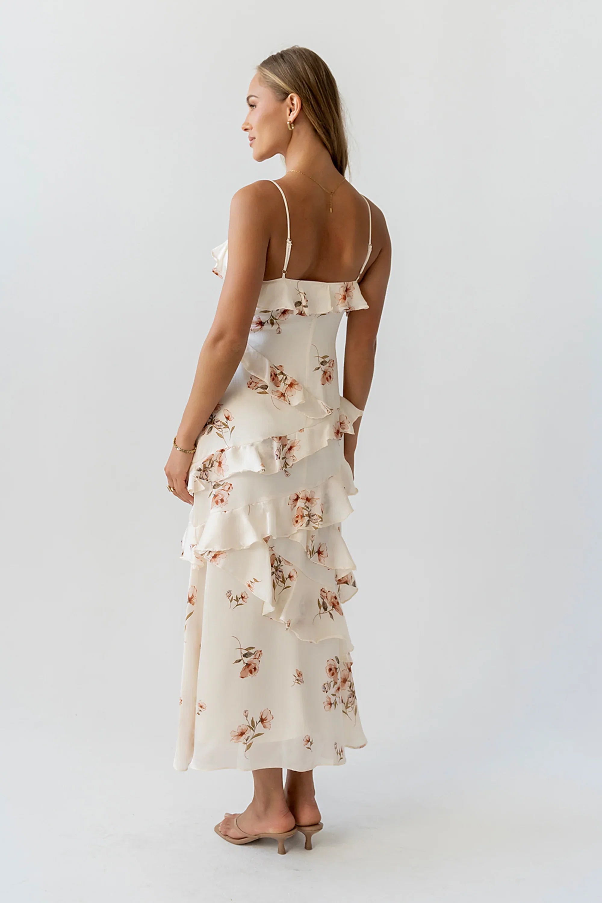 Kyler Ruffle Floral Maxi Dress