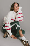 Inara Knit Sweater in Red FINAL SALE