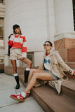 Kenzie Striped Sweater in Red FINAL SALE