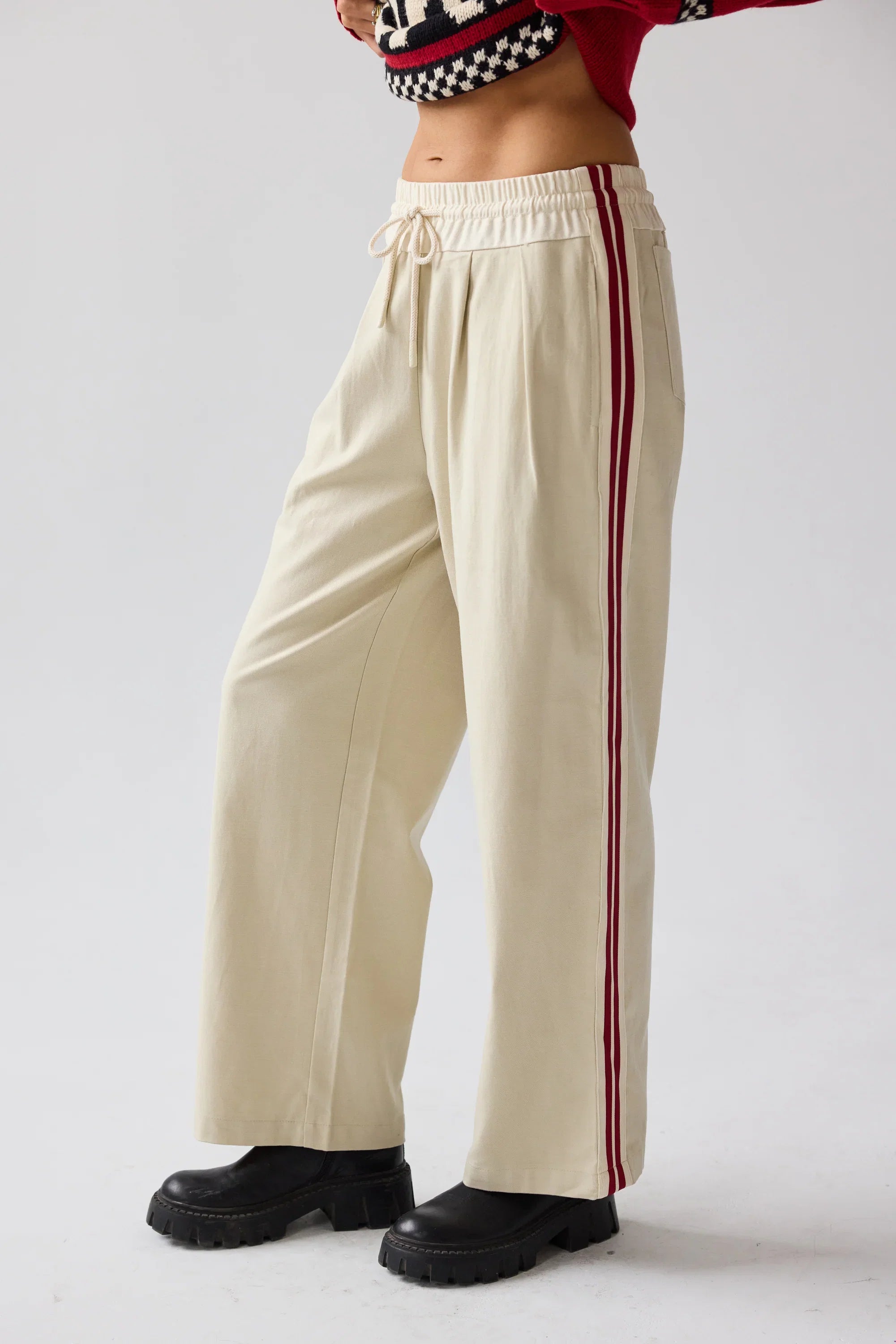 Landon Striped Wide Leg Pants