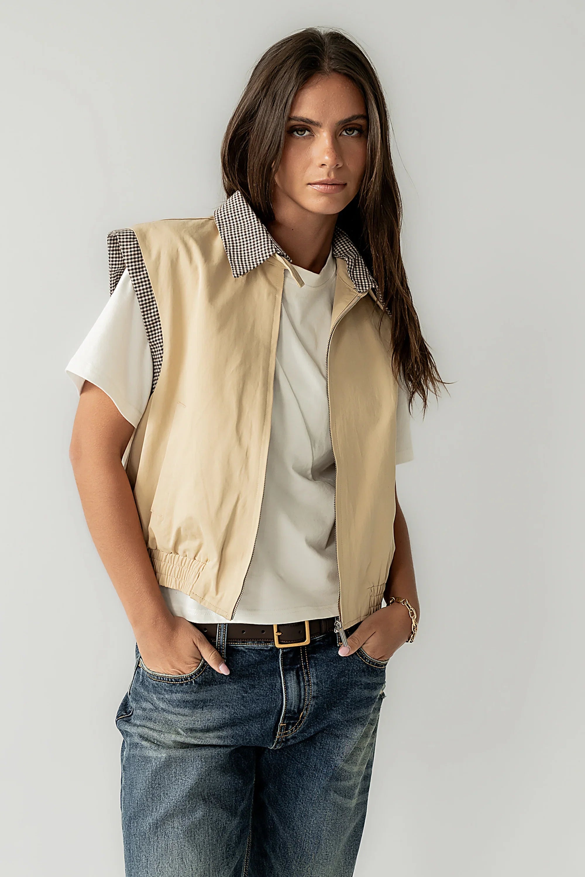 Finn Contrast Vest