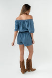 Marina Denim Romper