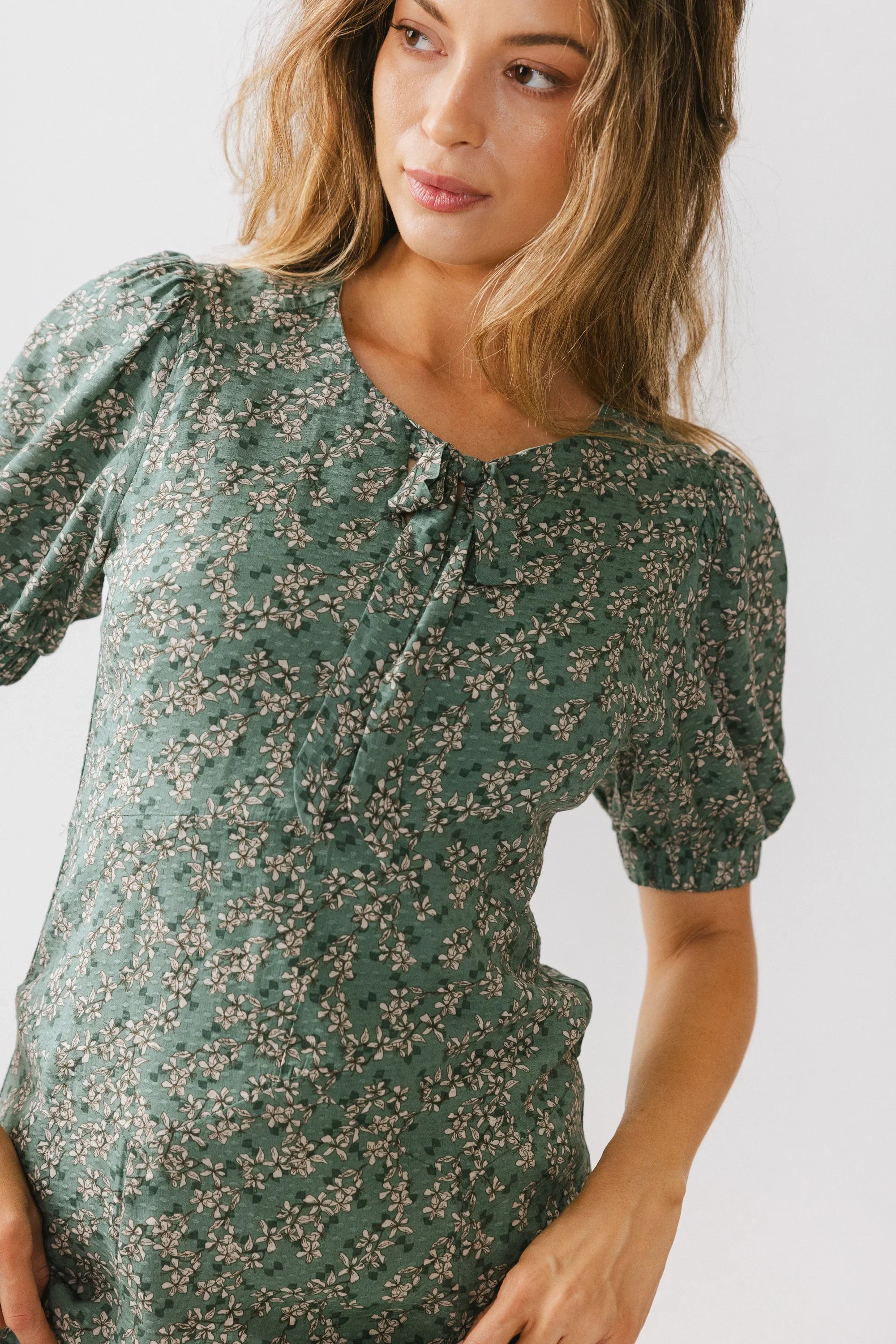 Kelsey Floral Midi Dess