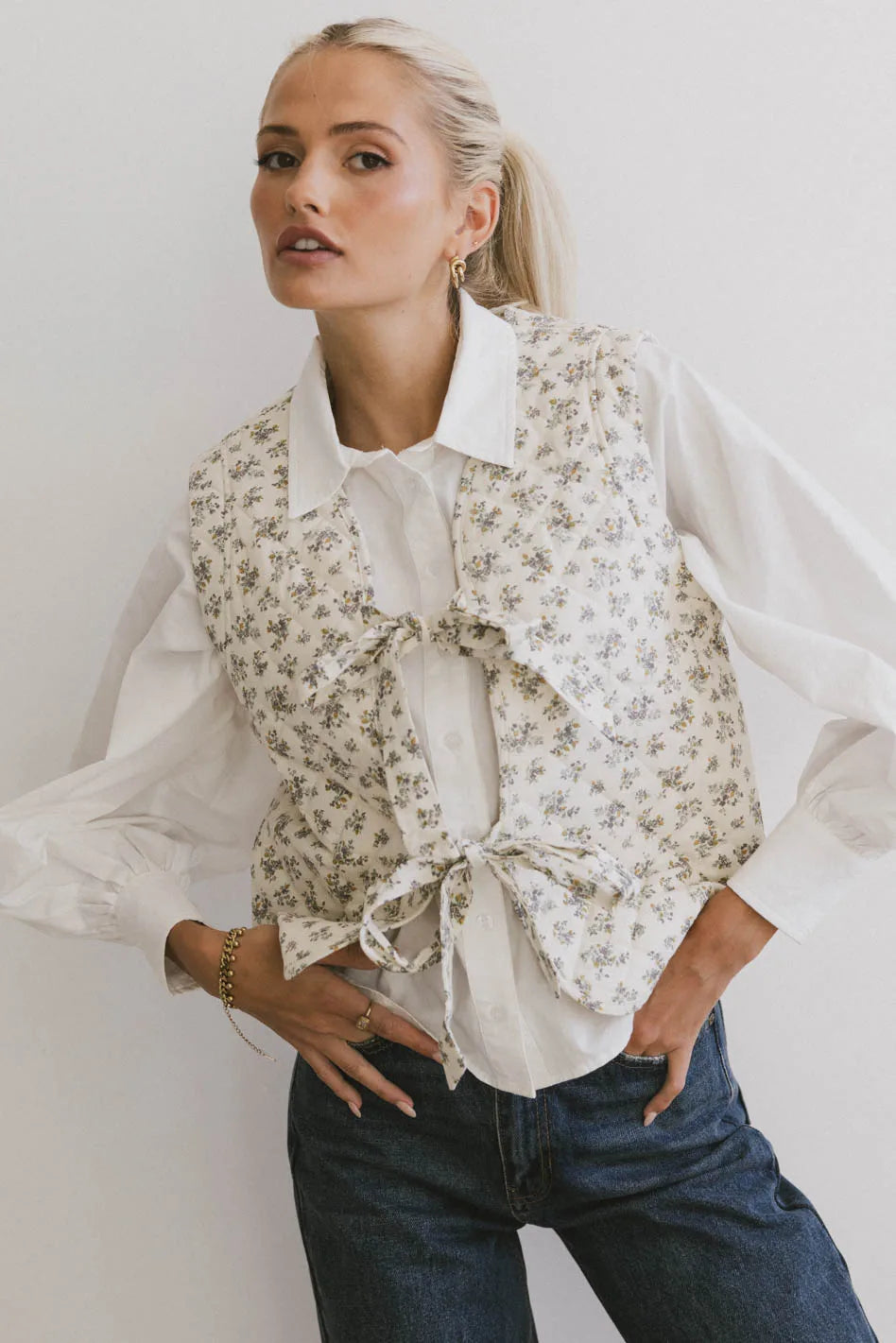 Opal Quilted Vest FINAL SALE
