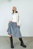Braxton Plaid Midi Skirt