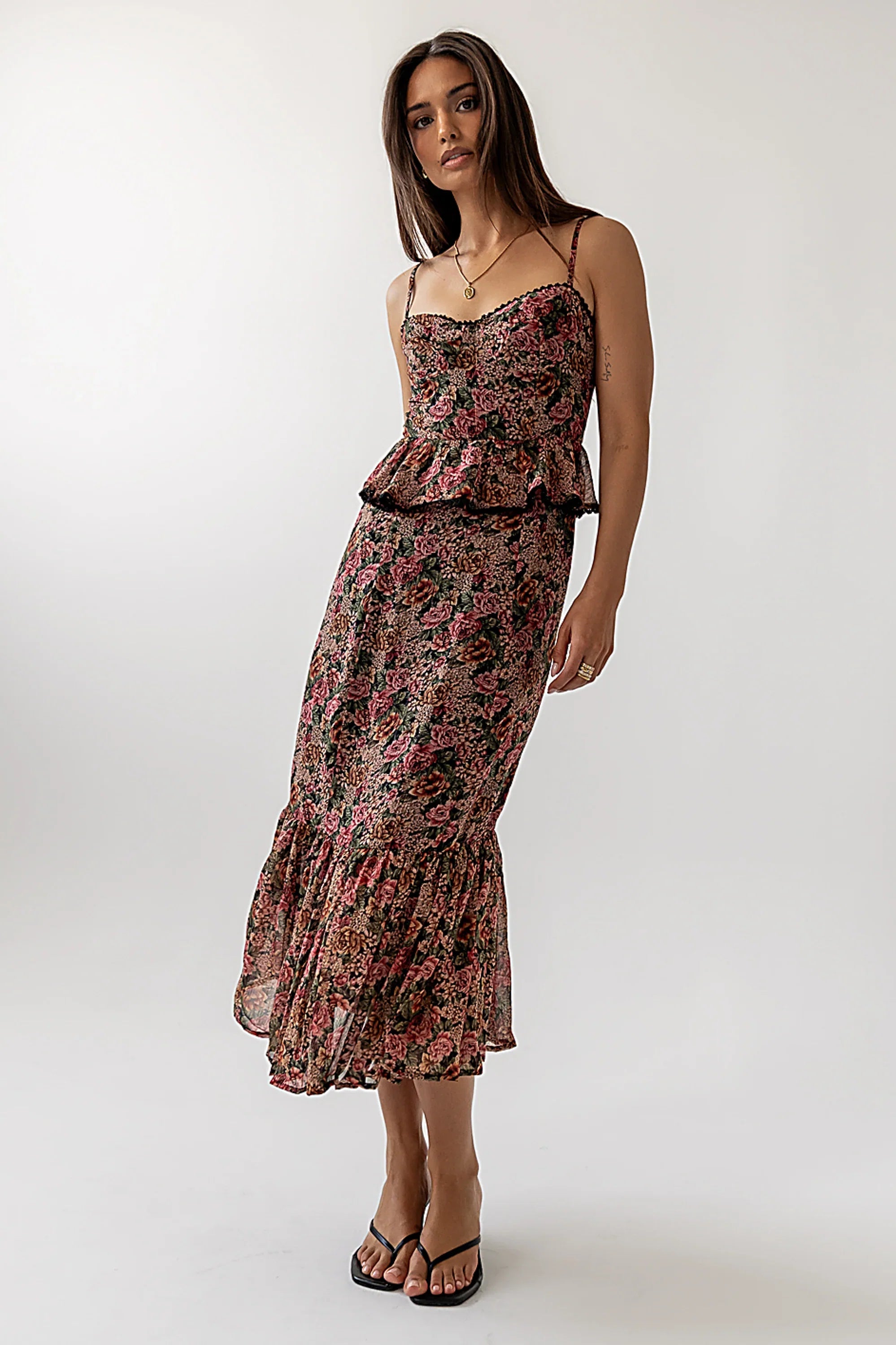 Jennie Floral Midi Dress FINAL SALE