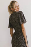 Sofia Midi Dress in Purple FINAL SALE