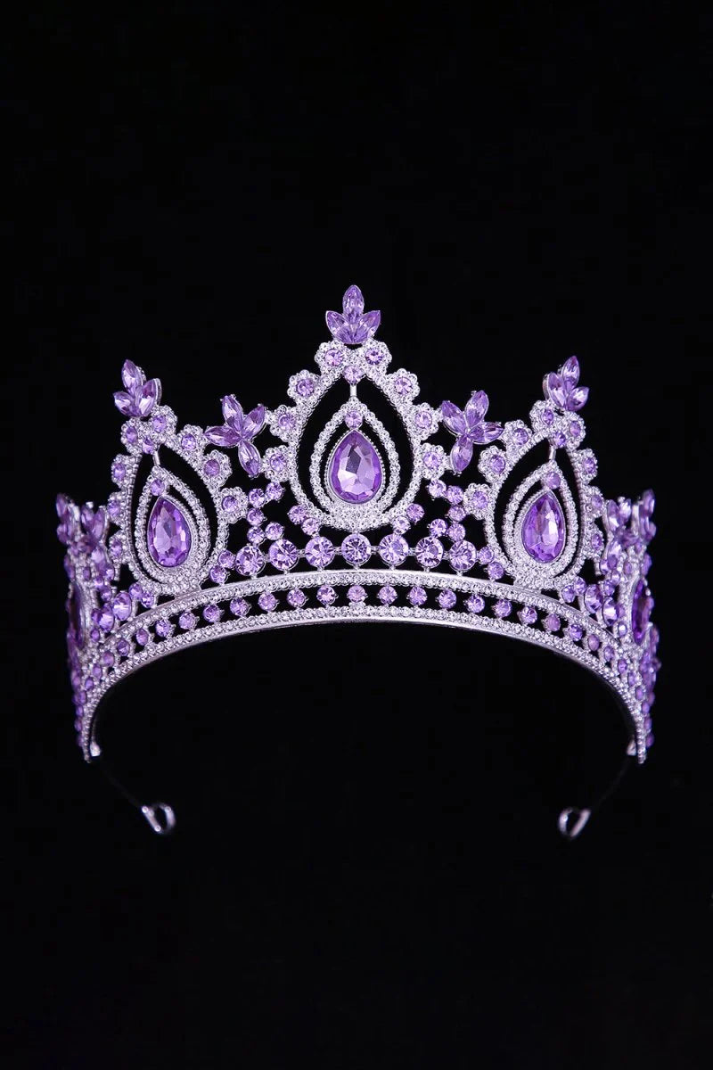 Chic Green Crystal Tiara