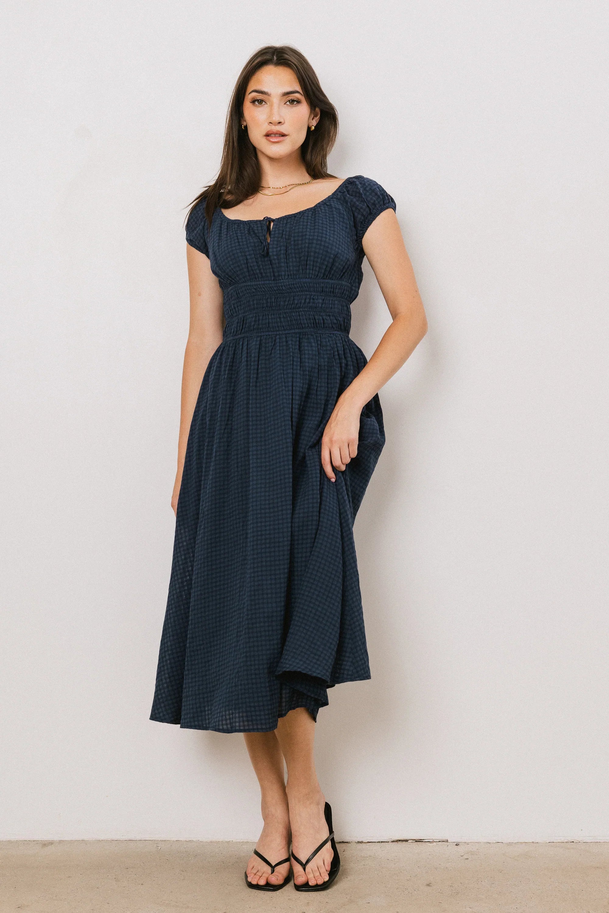 Kimber Plaid Midi Dress FINAL SALE