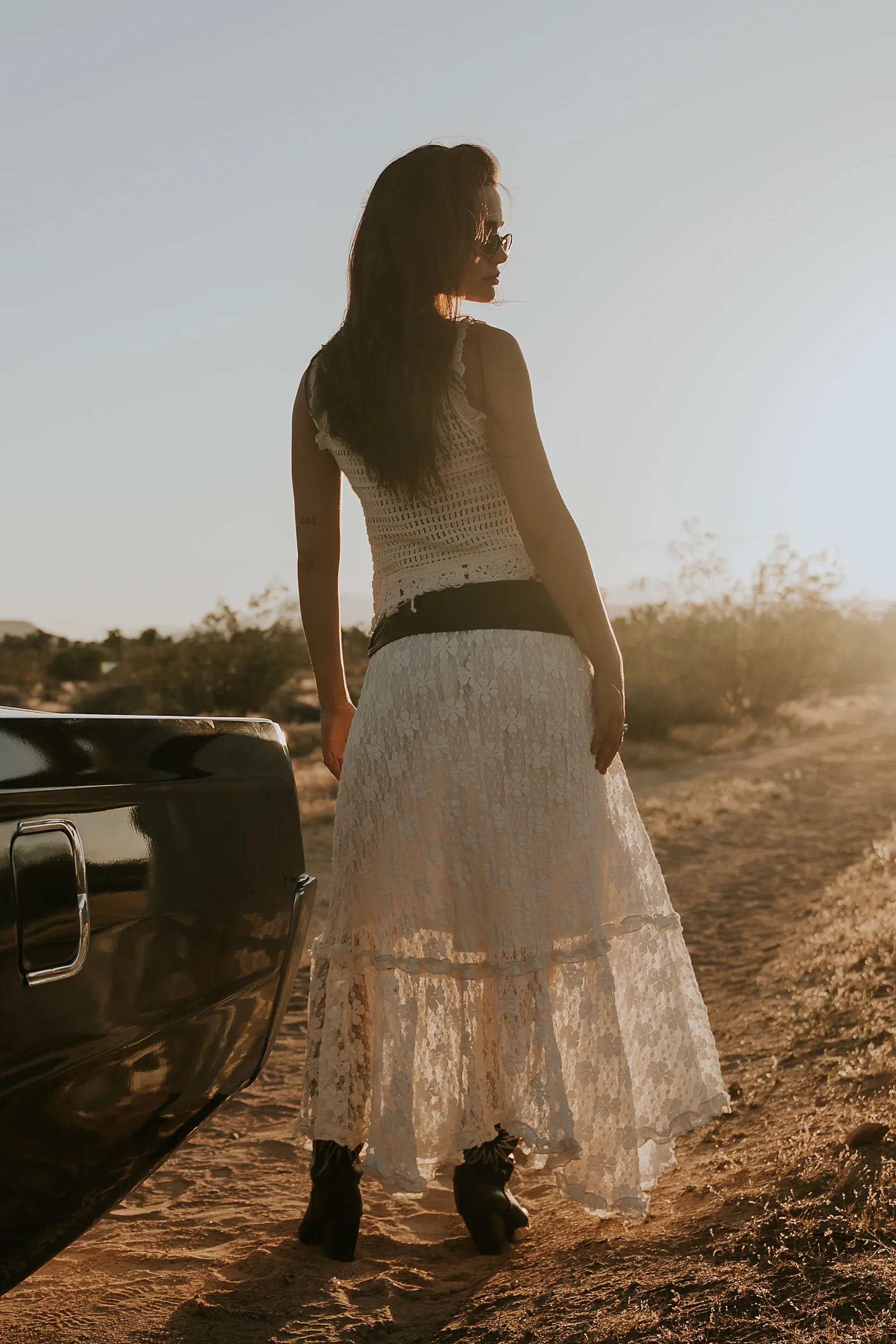 Jasmine Lace Maxi Skirt