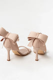 Marcel Bow Heels in Beige