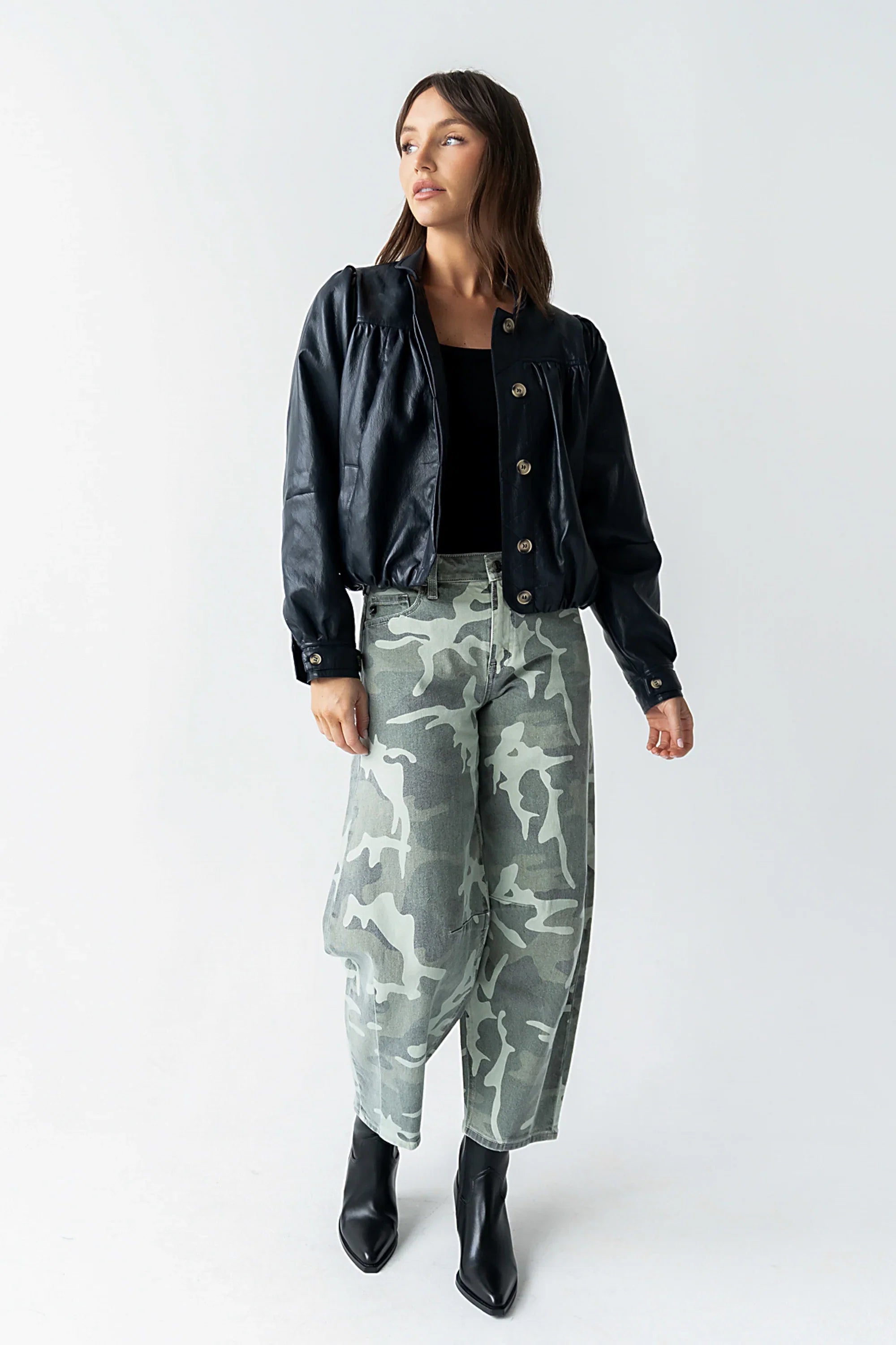 Kiele Vegan Leather Jacket